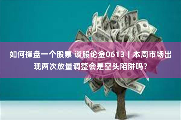 如何操盘一个股票 谈股论金0613丨本周市场出现两次放量调整会是空头陷阱吗?